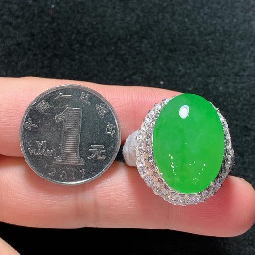 蛋面翡翠戒指 商品图4