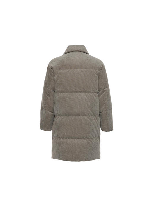 callisto“绒”系列卡其色鹅绒羽绒服 商品图1