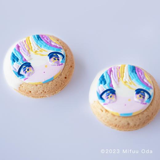 小田望枫联名款麻薯豆乳味｜冷冻经典版曲奇烧（4枚/盒） 商品图5