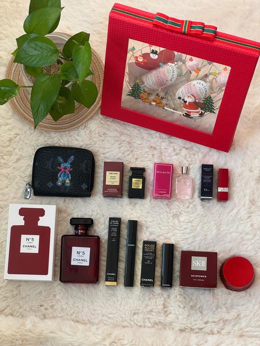 B120324暖心圣诞节礼物～香水+口红+睫毛膏+钱包礼盒 商品图5
