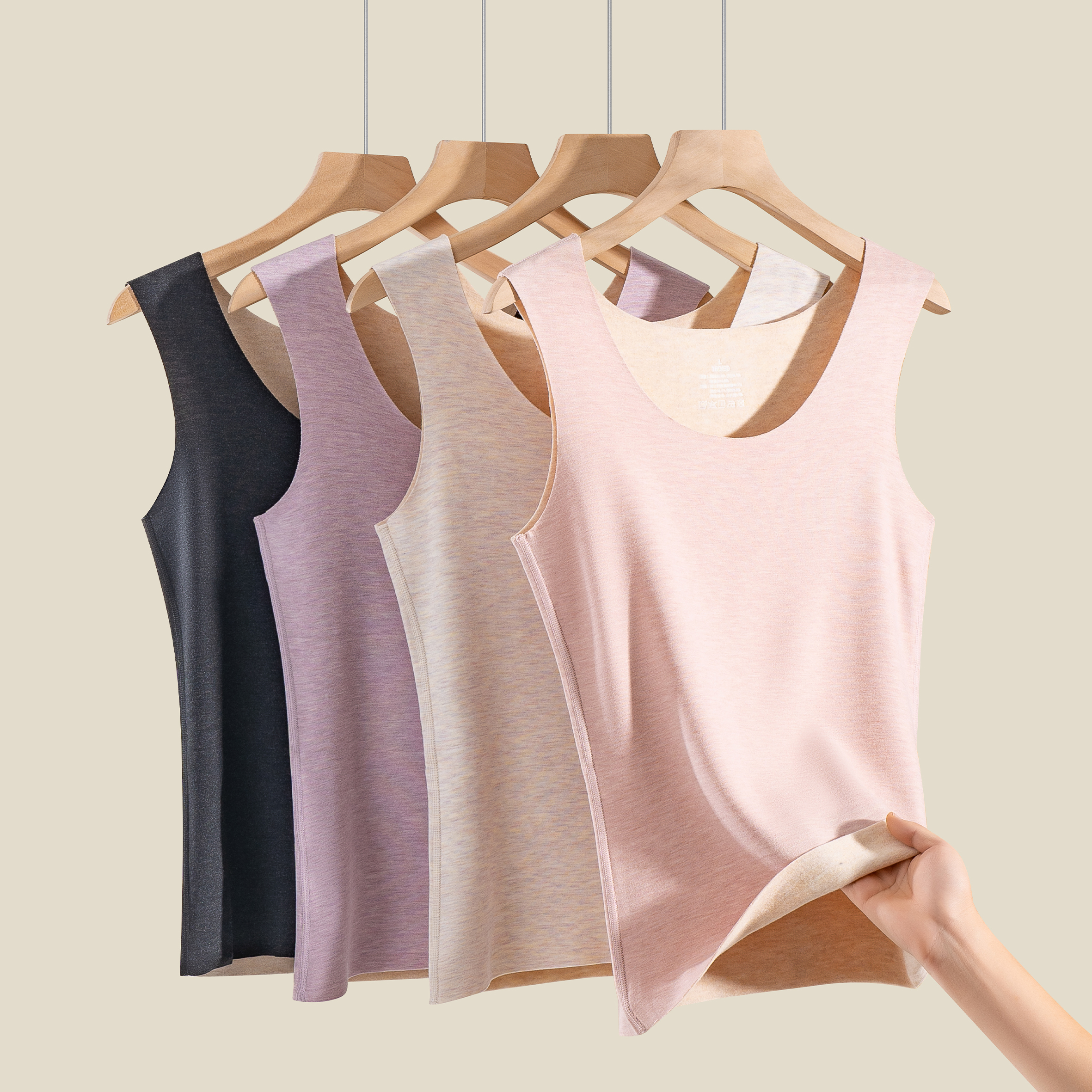 连绵· 羊绒蚕丝保暖背心