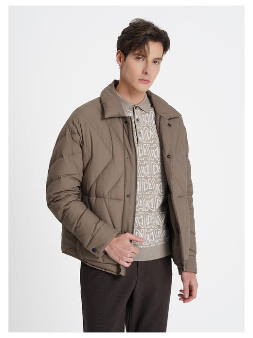 callisto乐行系列咖啡色羽绒服 商品图3