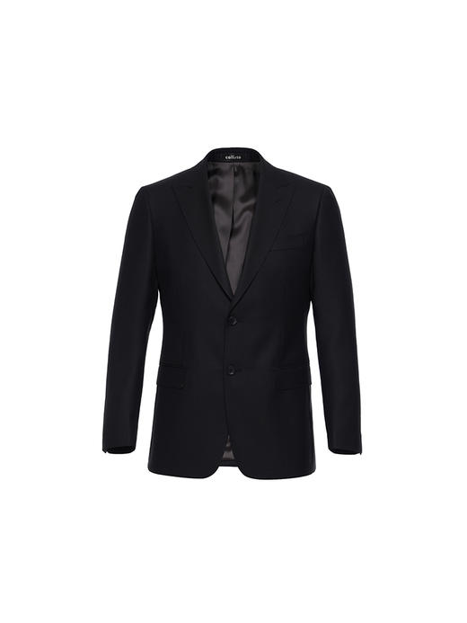 callisto咖啡色绵羊毛混纺西服 商品图0
