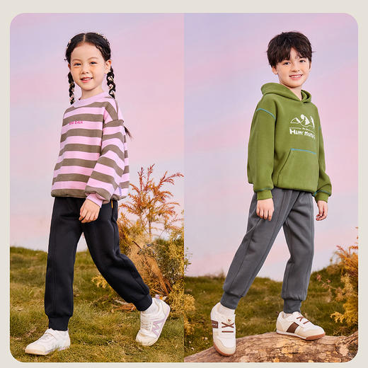 【蹦蹦裤】迷你巴拉男女童秋冬新品远红外加绒裤子长裤 商品图2