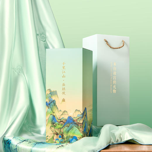 【故宫家居】千里江山蚕丝被博物馆文创新年新婚结婚生日礼物 商品图3
