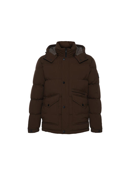 callisto咖啡色鹅绒羽绒服 商品图0