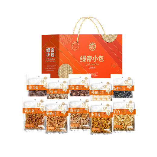 绿帝山肴佳品菌菇类礼盒490g 商品图0