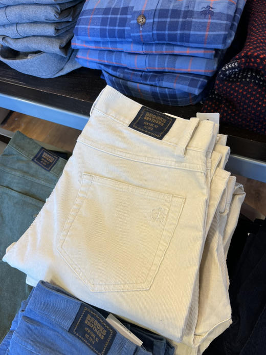 黑五好折！Brook brothers布克兄弟新款男士灯芯绒休闲裤 商品图1