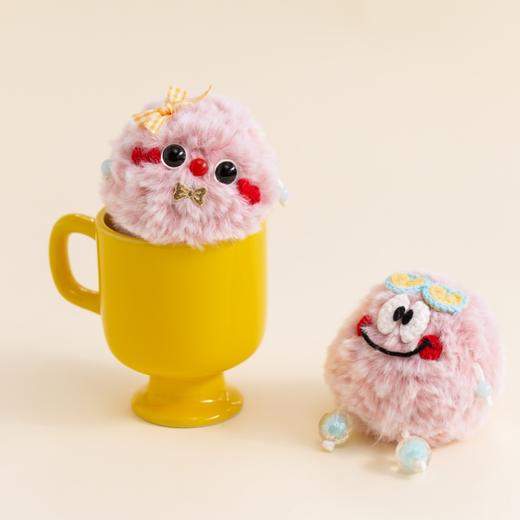 苏苏姐家毛球团子手工diy编织钩针毛线团自制包包挂饰材料包 商品图3