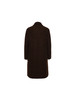 callisto大师系列咖啡色绵羊毛混纺大衣 商品缩略图1