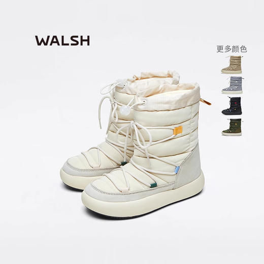 NormanWalsh ERNEST系列月亮靴加绒防泼水雪地靴登月靴 商品图1