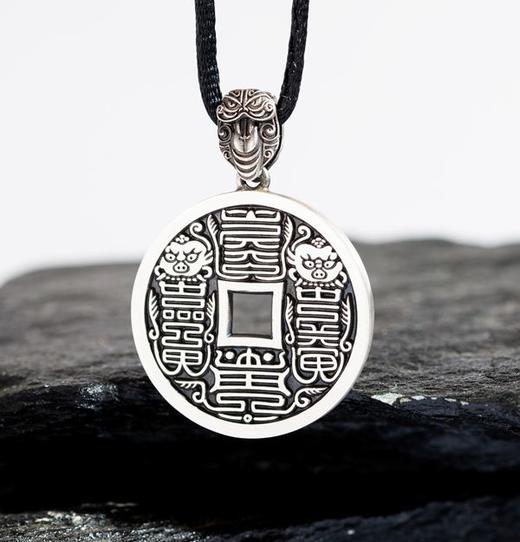 矩德泉坊 纯银手作  QY401010801本命星官蛇挂扣（3厘米版） 商品图2