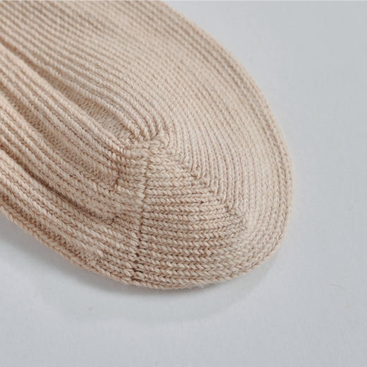 粗线中筒袜 | 浅棕色男女均码 天然彩棉有机棉纱织造 吸汗 秋冬 小亘【贴身衣物一经售出非质量问题不退不换】 商品图2