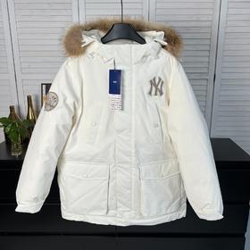 代购级版本！！MLB｜洋基队23S 冬季新品情侣款金标毛领/羽绒服