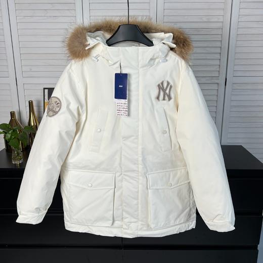 代购级版本！！MLB｜洋基队23S 冬季新品情侣款金标毛领/羽绒服 商品图0