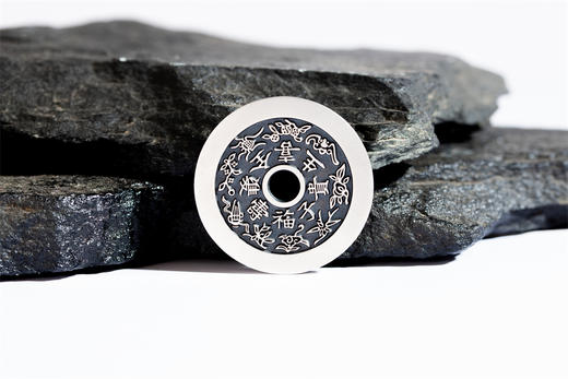 矩德泉坊 纯银手作  喜生贵子福寿双全（3.8厘米) QY401010807 商品图3