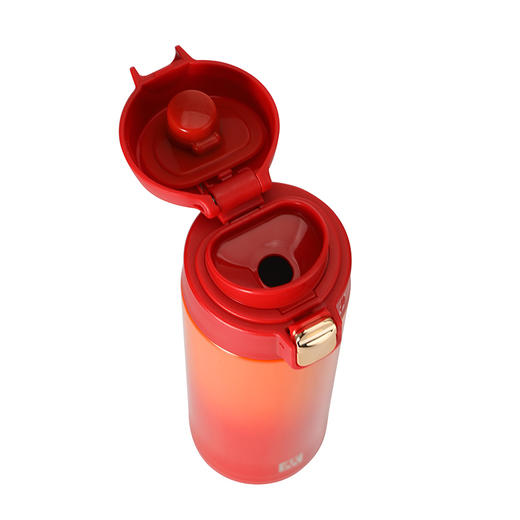 ZW-BP827 双立人真空保温弹跳杯石榴红430mL 商品图2