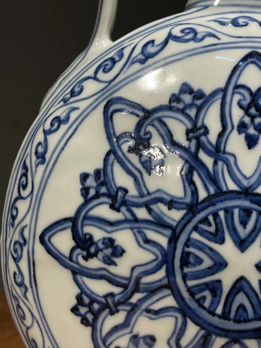 青花绘波斯星纹双系葫芦扁壶，顺丰包邮 商品图7