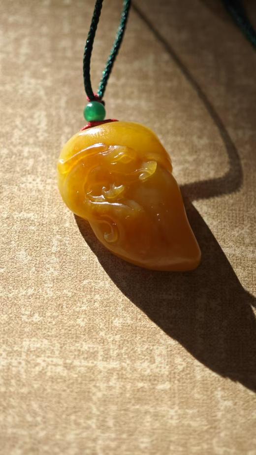 同福·和田籽料龙凤吊坠【嘉石553】 商品图4