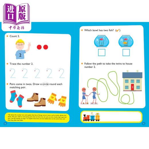 【中商原版】Numbers Ages 3-5 柯林斯易学儿童 数字 3-5岁 Collins Easy Learning  英文原版教辅 小学练习册活动书 商品图3