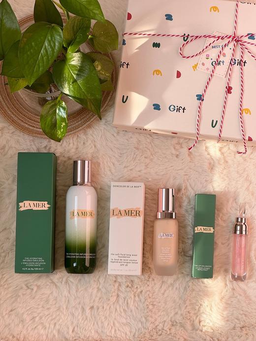 B120327送礼Shou选~精粹乳液125ml+粉底液01唇釉礼盒 商品图6