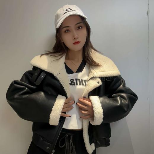 Z毛领皮毛一体外套 冬季 409034858711 商品图0