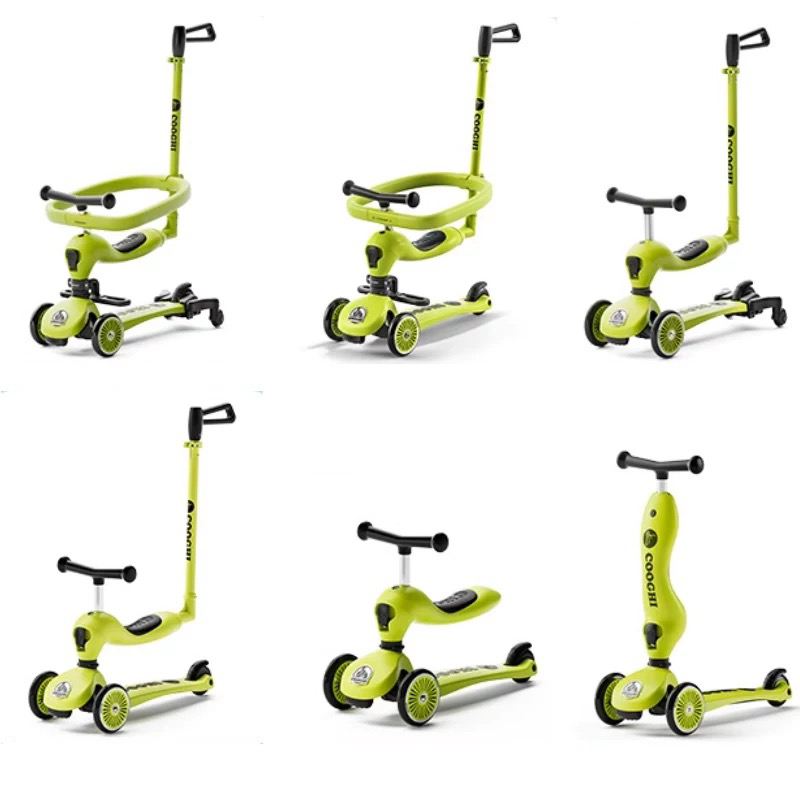 【品牌方直发】英国Cooghi酷骑V2/V4高端平衡车/滑板车/遛娃神器 可调节高度 一物三用