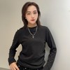 ZS圆领下摆褶皱长袖打底衫 冬季 057214646218 商品缩略图0