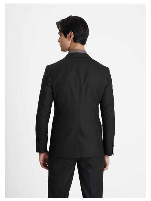 callisto咖啡色绵羊毛混纺西服 商品图4