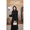 鹿向南【国风诗】温柔加厚新中式长裙冬天跨年裙子QJD00168 商品缩略图1