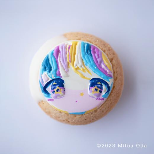 小田望枫联名款麻薯豆乳味｜冷冻经典版曲奇烧（4枚/盒） 商品图1