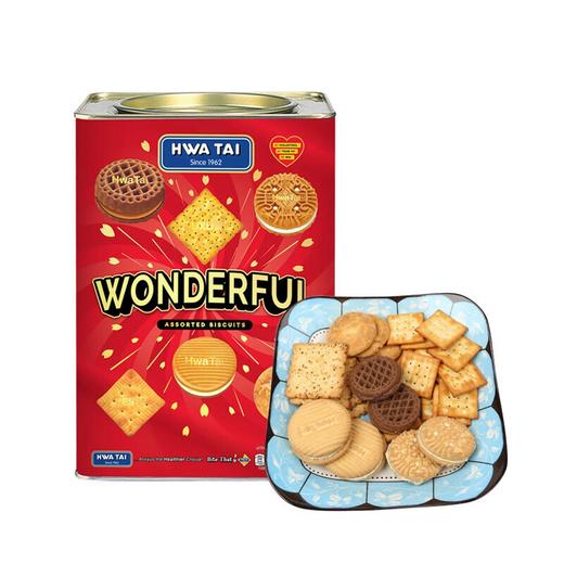 华大乐佳益绝妙什锦饼干600g/051089 酥脆美味健康独立包装 商品图1