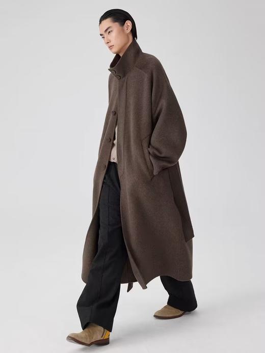 Simple Project/Y24217/羊毛双面呢立领大衣 商品图4