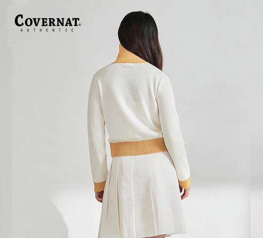 Covernat2024春夏新品潮牌长袖休闲针织衫CO2401KT78 商品图3
