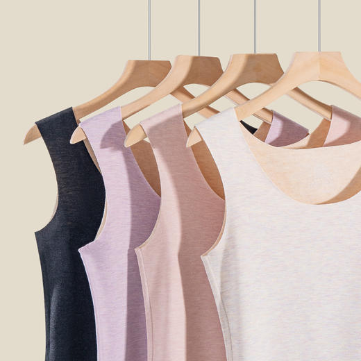 连绵· 羊绒蚕丝保暖背心 商品图7