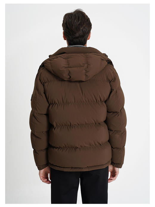 callisto咖啡色鹅绒羽绒服 商品图4