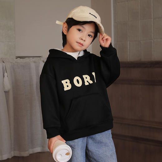 【39.9/件】男女宝宝加绒加厚卫衣连帽上衣男儿童卫衣单穿秋冬保暖衣服套头聚 商品图2