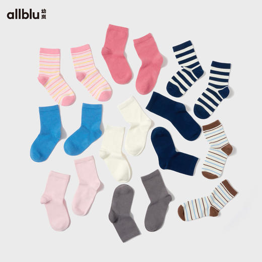 【秋Vol.1】幼岚童装精梳棉四季袜耐穿耐洗柔软舒适24秋季新款儿童袜子中筒袜ZY 商品图2