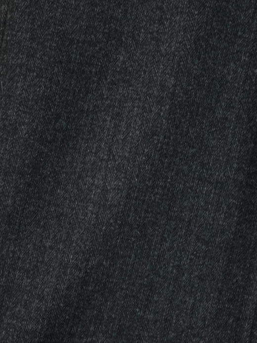 盛唐婧| 新式加厚鱼骨纹羊毛直筒裤-灰色[特价品] 商品图4