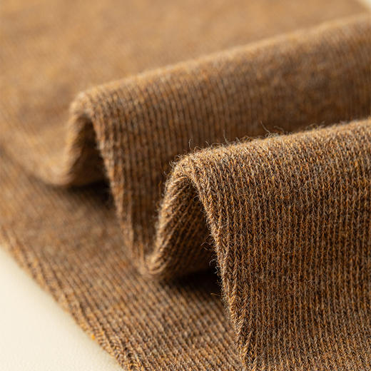 洁丽雅3双装女士棉质长筒袜弹力舒适柔软无骨高支简约纯色护膝袜 商品图2