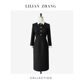 C-“定制”—“都市力量”——永恒经典—— （一衣两穿）法式小黑裙 2401196