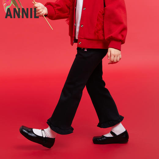 女童针织裤春季新款安奈儿童装实体店同款XG516559 商品图2