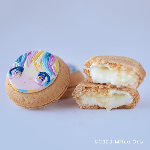 小田望枫联名款麻薯豆乳味｜冷冻经典版曲奇烧（4枚/盒） 商品图7