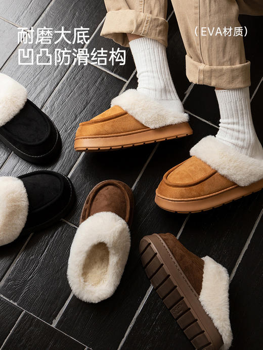 【逸茉】新款加厚厚底家居室内保暖拖鞋YS2450 商品图2