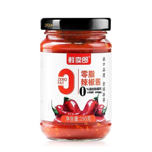 鲜卖郎 0脂肪辣椒酱 190g/瓶 商品图0