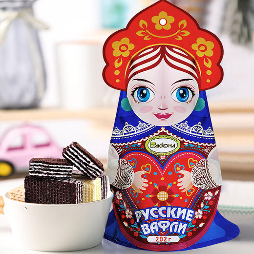 阿孔特牌甄选多味威化饼干202g/152647 套娃双口味威化饼干层层美味 商品图1