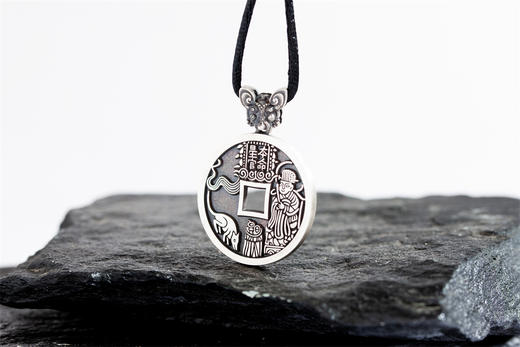 矩德泉坊 纯银手作  本命星官鼠挂扣（3厘米版）QY401010804 商品图5