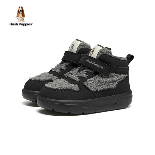 暇步士儿童冬季雪地靴HP4904033 | 保暖防风、绒毛内里、复古设计、时尚百搭 商品图3