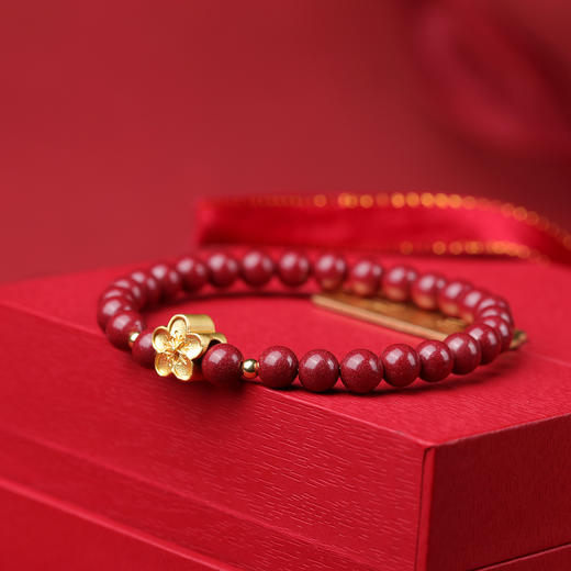 【大人小孩都能戴 经典百搭不挑人】珩钻 国潮系列朱砂手串 商品图9