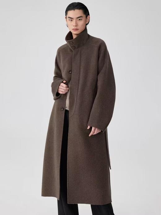 Simple Project/Y24217/羊毛双面呢立领大衣 商品图3